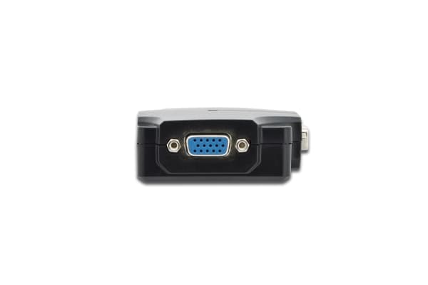 Assmann Digitus VGA Splitter. 2port. plastic housing 350 MHz. HDSUB 15/F -> 2x HDSUB 15/F max.res. 2048x1536 @ 60Hz (DS-41120-1)