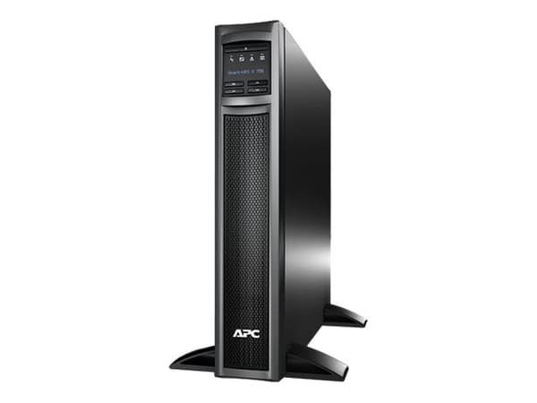 APC Smart-UPS X 750 Rack/Tower LCD - UPS (kan monteres i rack) - AC 230 V - 600 watt - 750 VA - utgangskontakter: 8 - 2U - svart