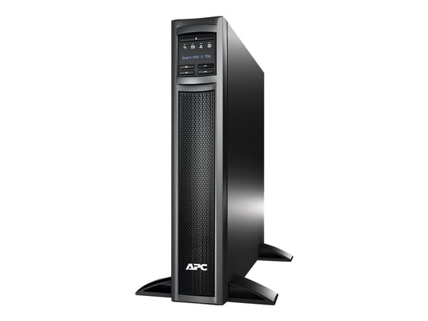 APC Smart-UPS X 750 Rack/Tower LCD - UPS (kan monteres i rack) - AC 230 V - 600 watt - 750 VA - utgangskontakter: 8 - 2U - svart