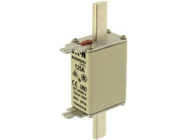 Bussmann 125NHG01B, 3 stk, 30mm, 135mm, 58mm