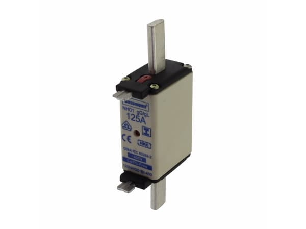 Bussmann 125NHG01B, 3 stk, 30mm, 135mm, 58mm