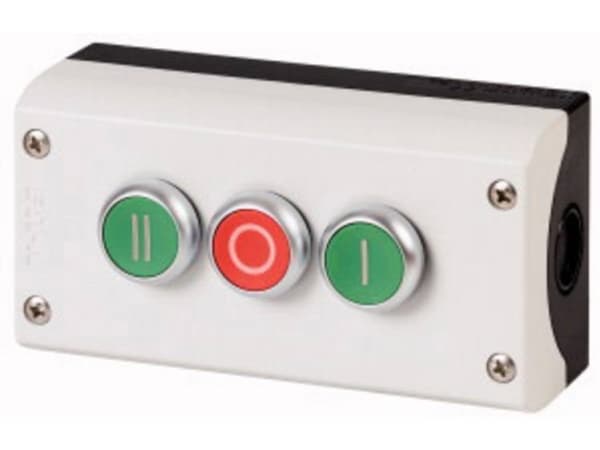Eaton M22-I3-M1, Grå, Plast, 115 - 500 V, 153 mm, 56 mm, 80 mm