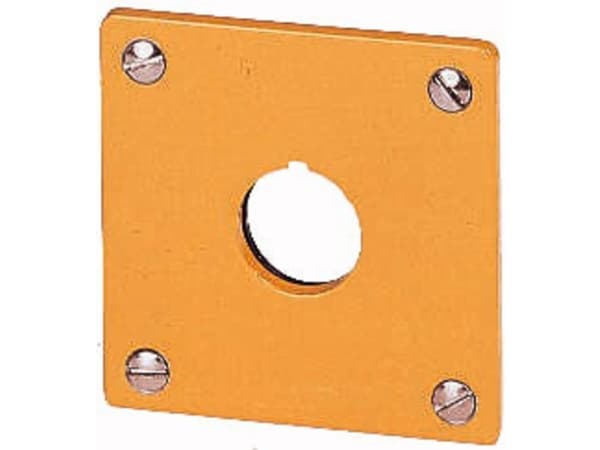 Eaton M22-EY1, Monteringsplate, Gult, Aluminium, IP65, 72 mm, 72 mm