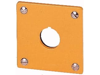 Eaton M22-EY1, Monteringsplate, Gult, Aluminium, IP65, 72 mm, 72 mm