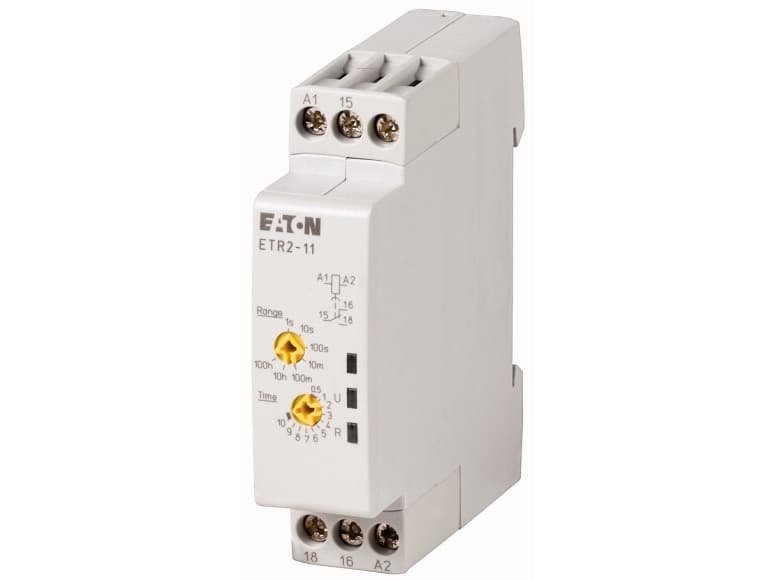Eaton ETR2-11, Grå, -25 - 60 ° C, IEC/EN 61812-1; IEC/EN 60947-5-1; UL 508; CSA-22.2 No. 14; CE marking, 24 - 240 V, 50 - 60 hz, 24 - 48 V