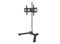 Miniatyrbilde 2 av 5: EDBAK TR5c-B - Monteringskomponent (stang, stativfot) - for flatpanel - stål - RAL 9006, svart pulverjakke - skjermstørrelse: 22"-60"