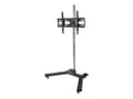 Miniatyrbilde 1 av 5: EDBAK TR5c-B - Monteringskomponent (stang, stativfot) - for flatpanel - stål - RAL 9006, svart pulverjakke - skjermstørrelse: 22"-60"