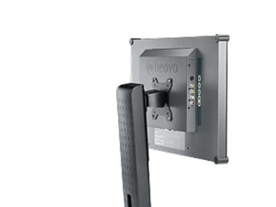 Neovo ES-02 - Ställ - för LCD-display - plast - svart - skärmstorlek: upp till 24 tum - skrivbordsstativ
