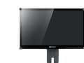 Miniatyrbild 4 av 5: Neovo ES-02 - Ställ - för LCD-display - plast - svart - skärmstorlek: upp till 24 tum - skrivbordsstativ