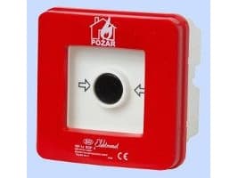 Elektromet Manuell brannmelder 2Z 12A IP65 WPp-1 ROP B (921556)