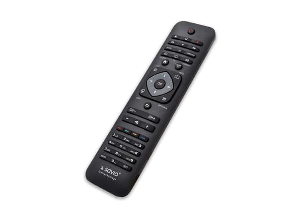 SAVIO RC-10 - Universal fjernkontroll - infrarød - svart
