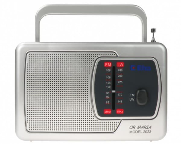 ELTRA Maria, Bærbar, Analog, FM, LW, 87,5 - 108 MHz, 148,5 - 283,5 kHz, 3,5 mm