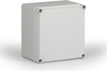 Ensto komplett hus, grått ABS-deksel, 200x200x132mm IP66 (OABP202013G)