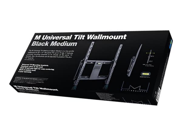 Multibrackets M Universal Tilt Wallmount Medium - Brakett - svart - skjermstørrelse: 32"-55" - veggmonterbar