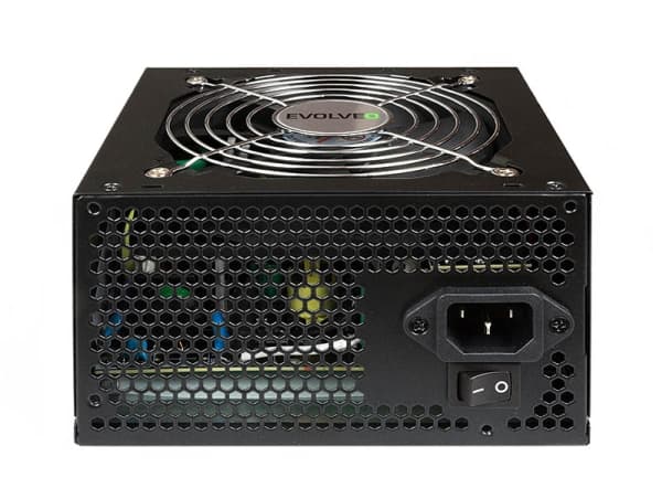 Evolveo EP400PP12B, 400 W, 80%, 20+4 pin ATX, 35 cm, Icke-Modulär, PC Svart