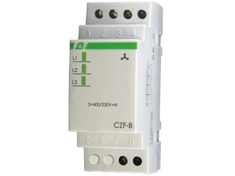 F&F Relay for phase loss and unbalance 10A 1NO 4sec 55V CZF-B