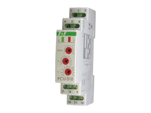 Tidsrelä 2P 8A 0.1sec-576h 230V AC, 24V AC/DC multifunktion PCU-510DUO