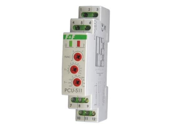 Aikarele 1P 8A 0.1-576h 230V AC, 24V AC/DC monitoimi PCU-511DUO