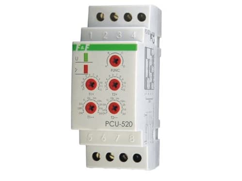 F&F Universalt tidsrelé 230V 2x8A - PCU-520