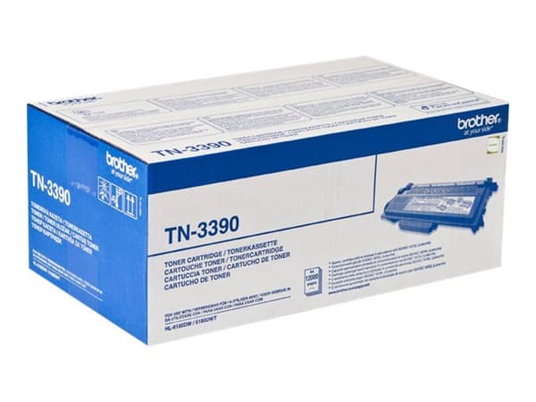 Brother TN3390 - Svart - original - tonerkassett - för Brother DCP-8250DN, HL-6180DW, HL-6180DWT, MFC-8950DW, MFC-8950DWT