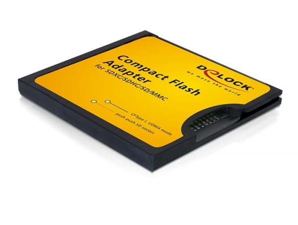 Delock Compact Flash Adapter - Kortadapter (MMC, SD, SDHC, SDXC) - CompactFlash