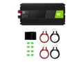 Miniatyrbilde 5 av 5: Green Cell - DC-AC strøminverter - 12 V - 2000 watt - utgangskontakter: 2 - svart