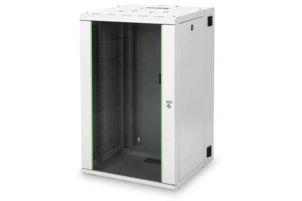 Digitus DN-19 20-U-3 - Skap - veggmonterbar - grå, RAL 7035, pulverbelegg - 20U - 19"