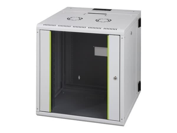 Digitus DN-19 20-U-3 - Skap - veggmonterbar - grå, RAL 7035, pulverbelegg - 20U - 19"