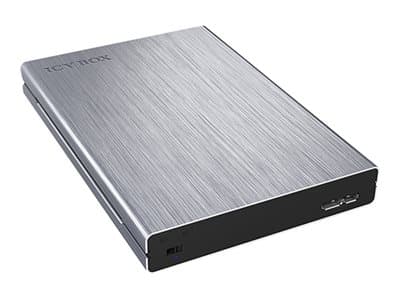 ICY BOX IB-241WP - Lagringspakning - 2,5" - SATA 6Gb/s - USB 3.0 - antracit (sort)