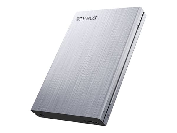 ICY BOX IB-241WP - Lagringspakning - 2,5" - SATA 6Gb/s - USB 3.0 - antracit (sort) Antrasitt, Sølv