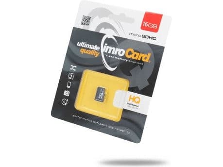IMRO 10/16G UHS-I, 16 GB, MicroSDHC, Klasse 10, UHS-I, 82 MB/s, 21 MB/s