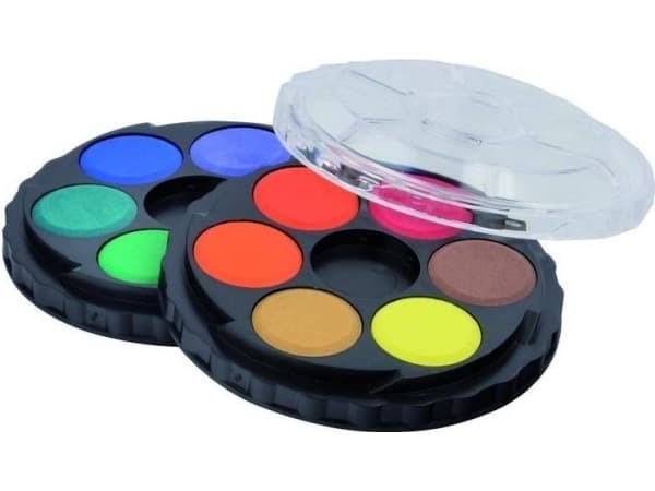 Koh I Noor Watercolor maler 12 runde farger