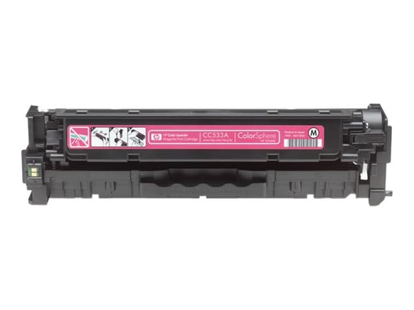 HP 304A - Magenta - alkuperäinen - LaserJet - värikasetti (CC533A) - Color LaserJet CM2320fxi, CM2320n, CM2320nf, CM2320nf, CP2025, CP2025dn, CP2025n