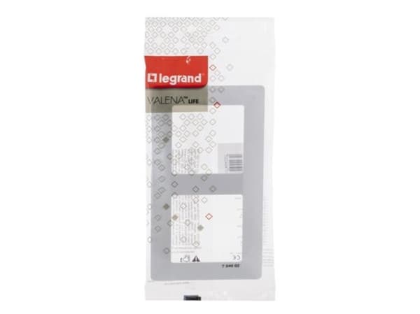 Legrand 754002, Hvit, Termoplast, Legrand, Blank, IP20, Blank plate
