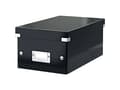 Miniatyrbilde 1 av 5: Leitz Click & Store - Medieoppbevaringseske - kapasitet: 20 DVD, 40 DVD (smal boks) - svart