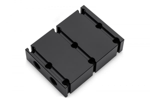 EK Water Blocks 3831109814017, Vannblokker-bro, Acetal, Polyoksymetylen (POM), Sort, 1/4", Hovedkort