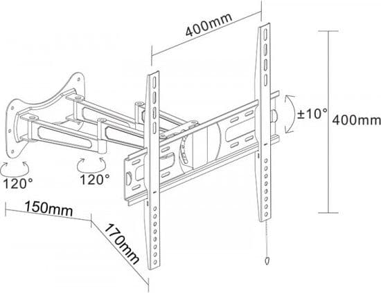 Libox LB-410 veggfeste 23'' - 48''