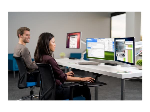 Kensington SmartFit One-Touch Single Monitor Arm - Monteringssett - justerbar arm - for Skjerm - aluminium, plastikk, stål - skjermstørrelse: 13"-32"
