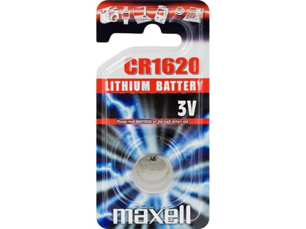Maxell CR 1620 - Batteri CR1620 - Li - 80 mAh