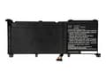 Miniatyrbilde 1 av 2: CoreParts - Batteri til bærbar PC - litiumpolymer - 3700 mAh - 56.2 Wh - svart - for ASUS N501JW