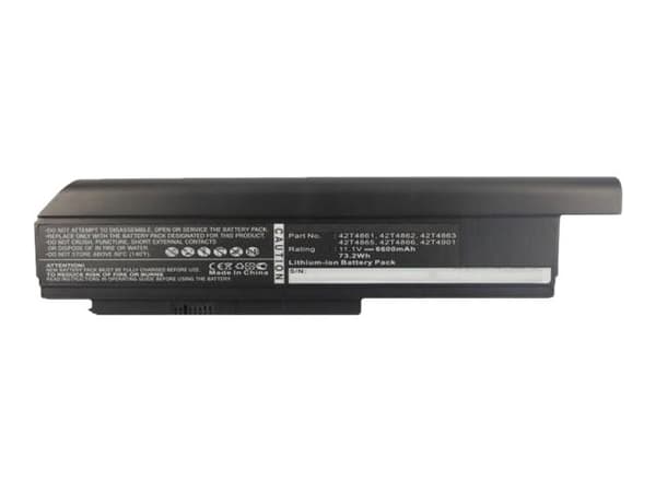 CoreParts - Akun akku - Litiumion - 6600 mAh - 73.3 Wh - lajittelu - Lenovo ThinkPad X220; X220i - Lenovo ThinkPad X220; X220i:lle