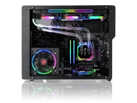 Raijintek Ophion M Evo TGS Micro-ATX veske, herdet glass - svart