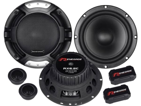 Renegade RX6.2C, 2-vägs, 200 W, 100 W, 4 O, Neodymium, 5,7 cm