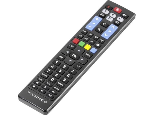 Vivanco RR 260, TV, IR Langaton, Painikkeiden painaminen, Musta