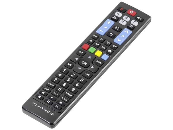 Vivanco RR 260, TV, IR Langaton, Painikkeiden painaminen, Musta