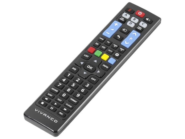 Vivanco RR 260, TV, IR Kabelfri, Trykknapper, Sort Sort