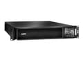Miniatyrbilde 3 av 5: APC Smart-UPS SRT 1500VA RM - UPS (kan monteres i rack) - AC 230 V - 1500 watt - 1500 VA - Ethernet 10/100, USB, serial - utgangskontakter: 6 - PFC -