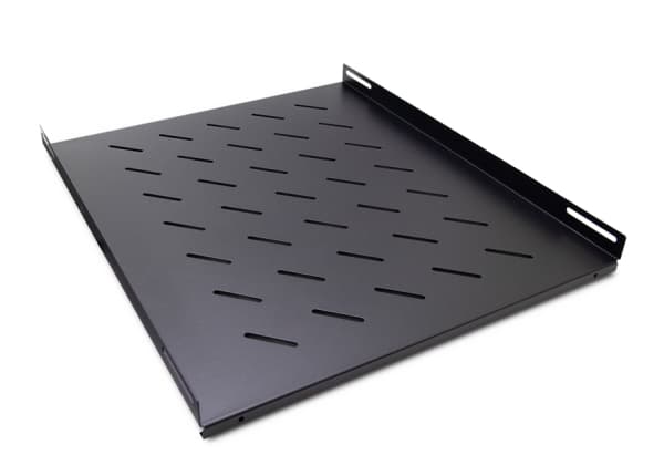 Inter-Tech SW-550/800 - Rack-hylle - side - svart, RAL 9005 - 1U - 19" (en pakke 2)