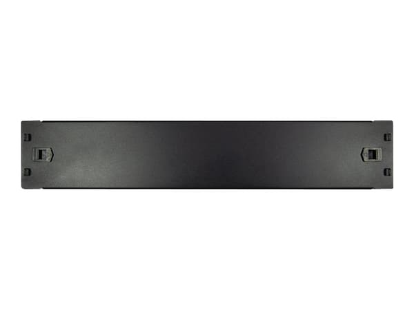 Inter-Tech - Blank platta - svart, RAL 9005 - 2U - 19"