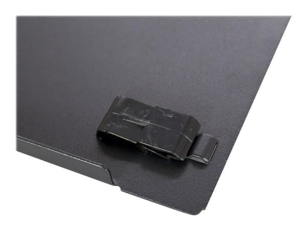 Inter-Tech - Blindplate - svart, RAL 9005 - 3U - 19"
